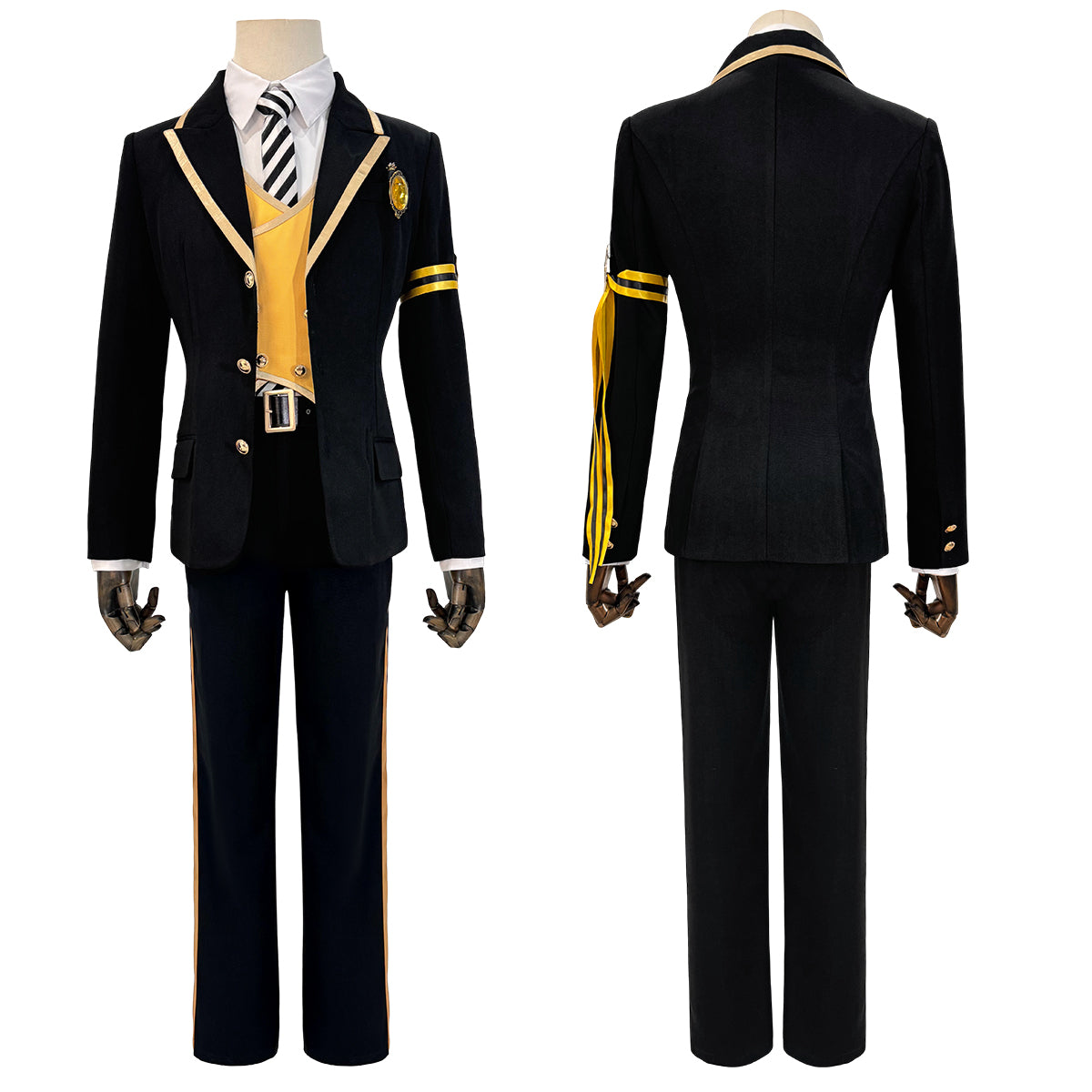 HOLOUN Twisted Game Savanaclaw Cosplay Costume School Uniform Suit Vest Shirt Tie