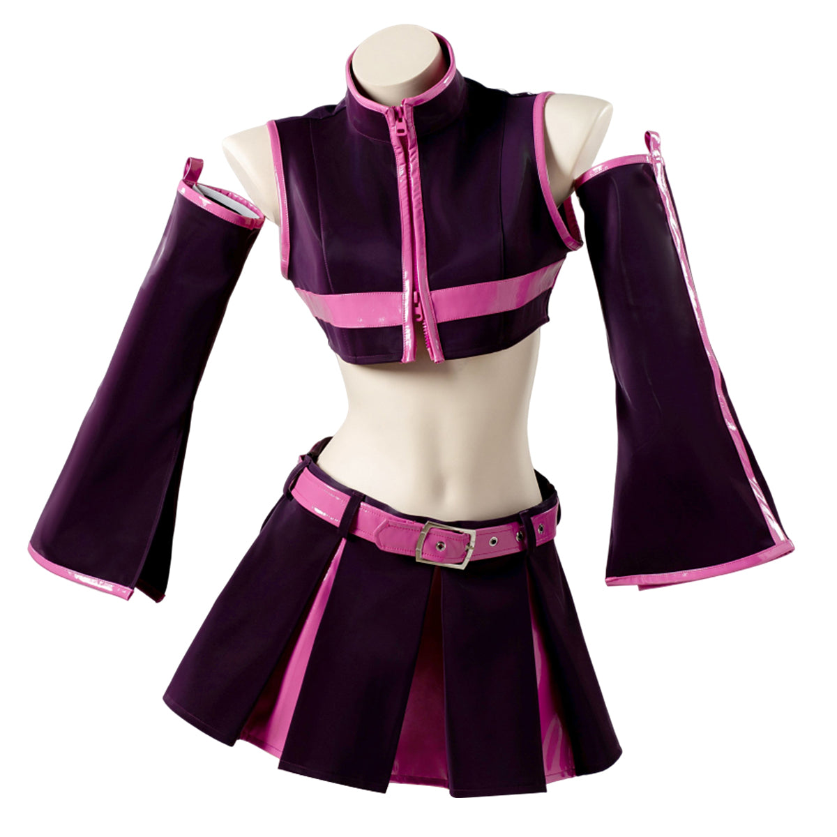 HOLOUN 2.5 Dimensional Seduction Anime Lilysa Amano Mikari Tachibana Cosplay Costume Skirt Top Belt Cos Convention Halloween