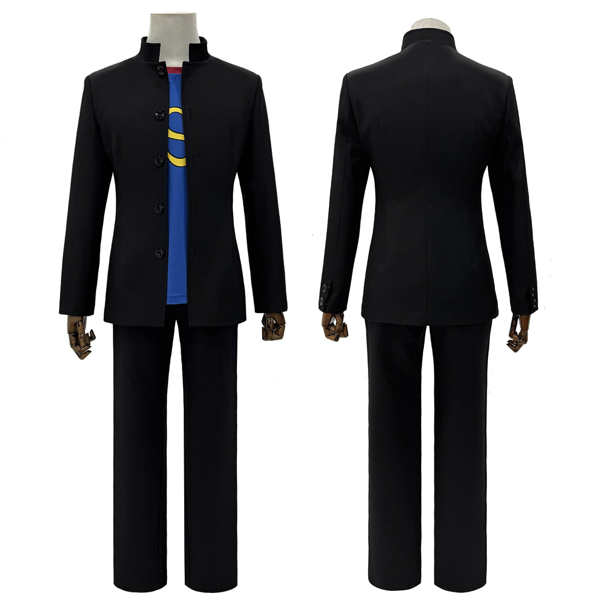 Pre-sale HOLOUN Gintama Anime Okita Sougo Cosplay Costume Coat Pants T-shirt Convention Halloween Christmas