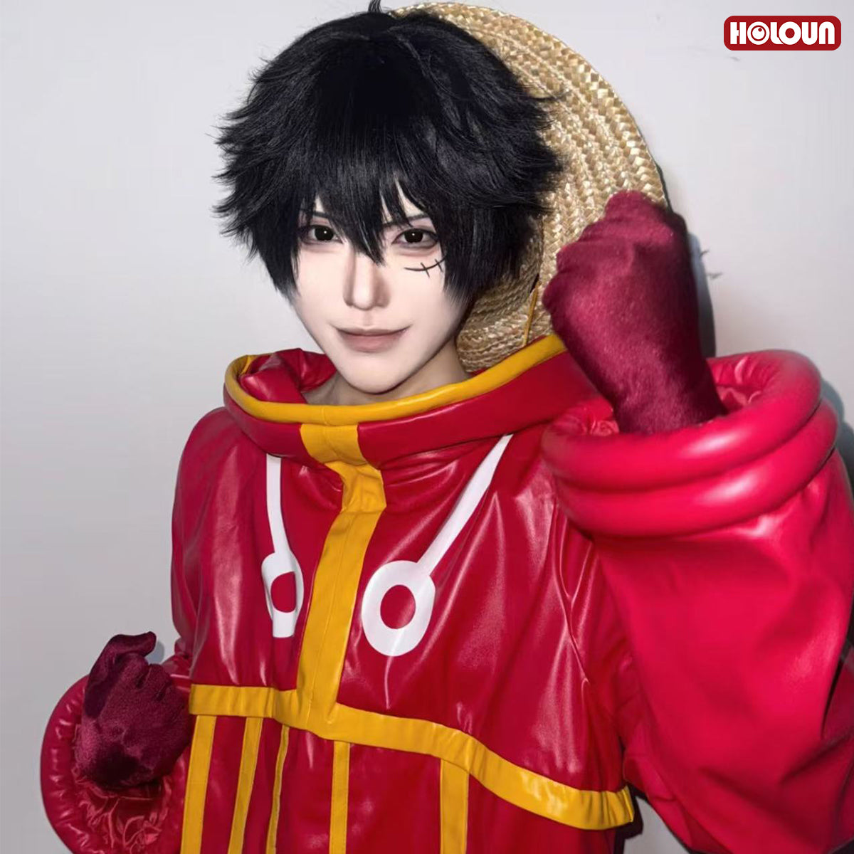 HOLOUN ONE Anime Egghead Island Monkey D. Luffy Cosplay Costume Robe Leg Cover Adult Version Cos Convention Halloween Christmas
