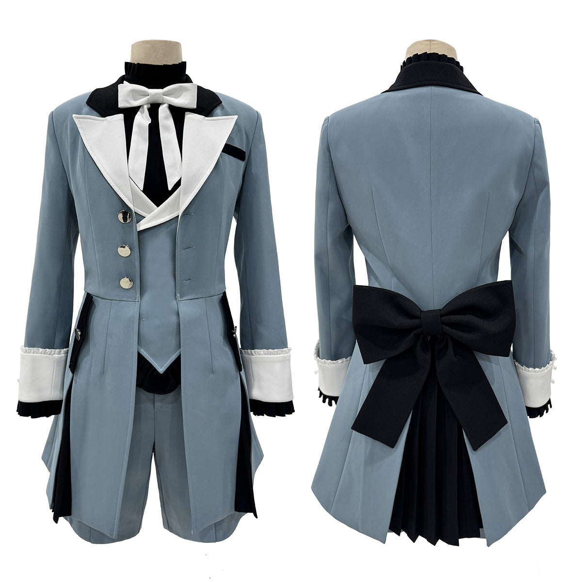 Pre-sale HOLOUN Anime Ciel Phantomhive Brother Cosplay Costume Coat Shorts Shirt Vest Animation Convention Halloween Christmas