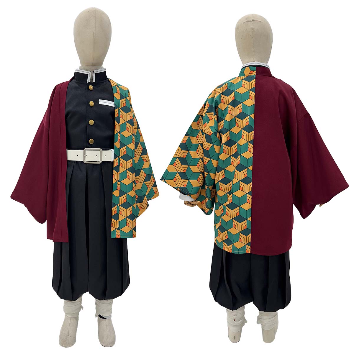 Pre-sale HOLOUN Anime Tomioka Giyuu Kochou Shinobu Agatsuma Zenitsu Kamado Tanjirou Cosplay Costume  Kid Child Haori Top Pants Halloween Christmas