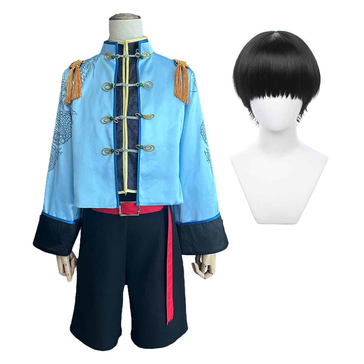 HOLOUN Mob Psycho 100 Anime Mobu Saiko Hyaku Kageyama Shigeo Cosplay China Costume Kung Fu Tang Suit Outfit Stage Uniform Gift