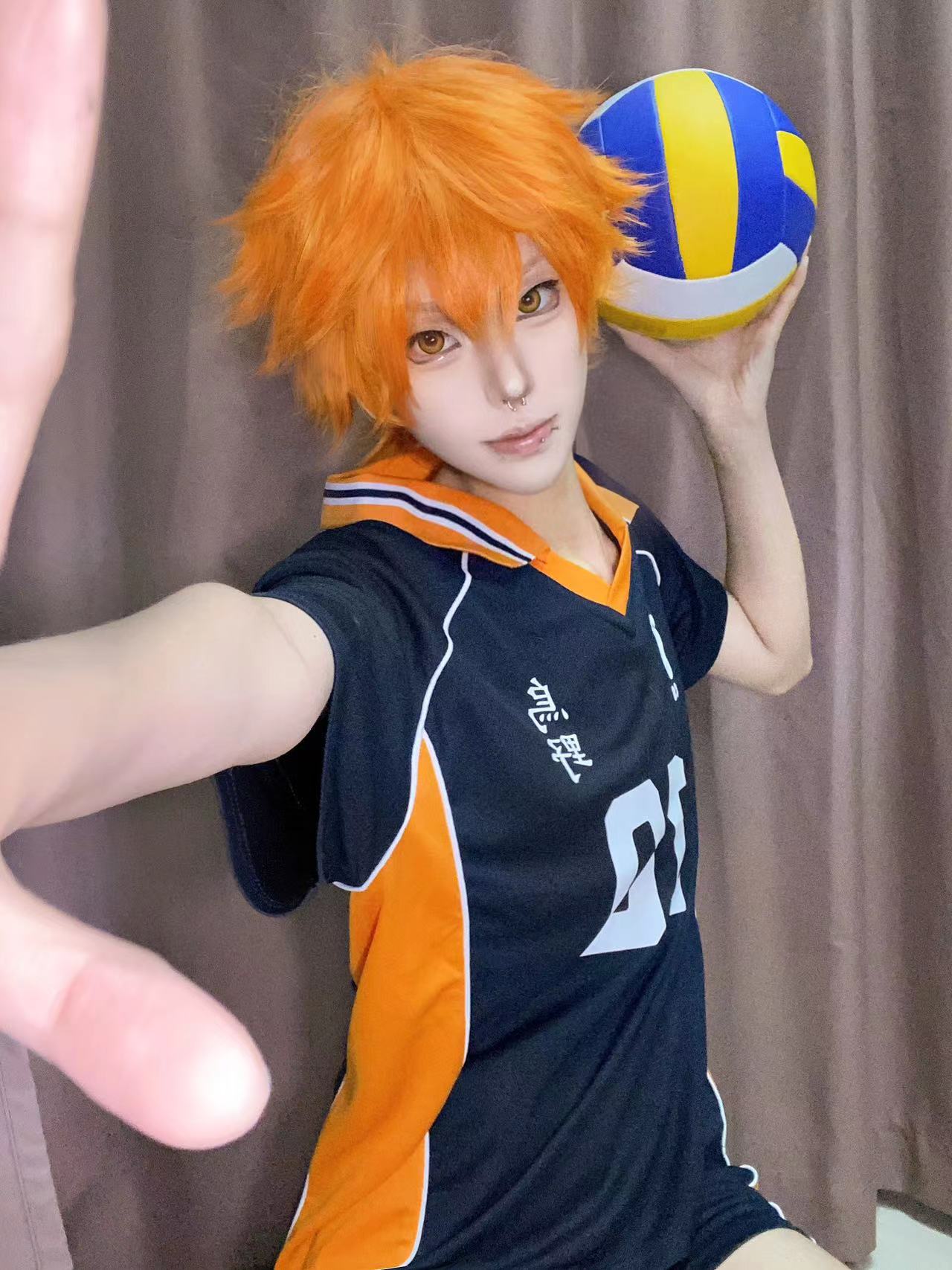 HOLOUN Anime Haikyuu Hinata Shouyou NO.10 Cosplay Costume KARASUNO High School Uniform Jerseys Volleyball Club