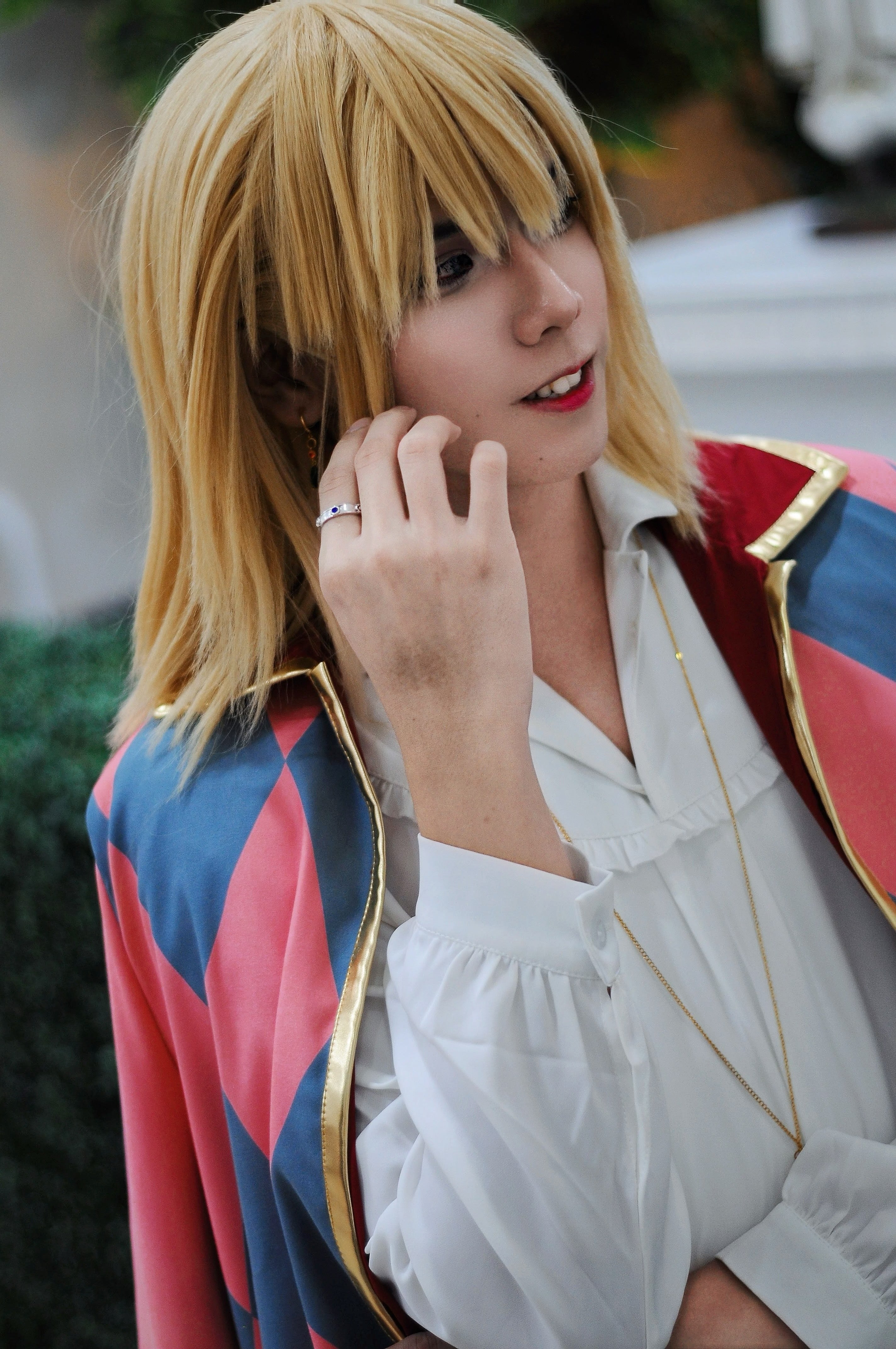 HOLOUN Anime Howl Cosplay Costume Standing Collar Cloak With Shoulder ...