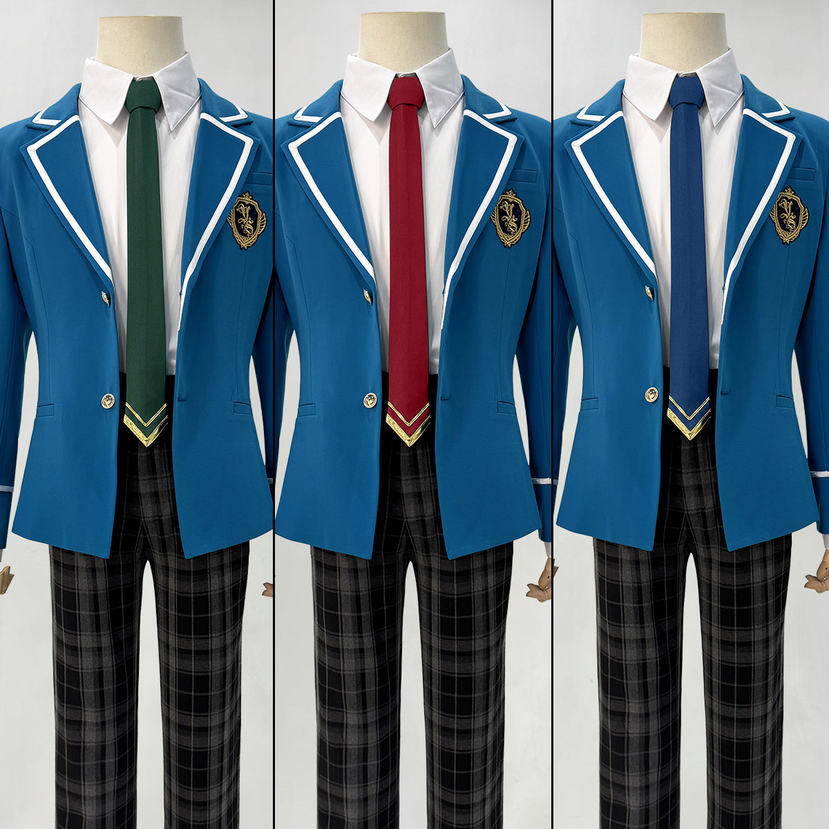 HOLOUN Ensemble Stars Game ShiratoriAira Hidaka Hokuto Sakuma Rei CosplayCostume Embroidery Suit Pants Shirt Tie Daily Wearing