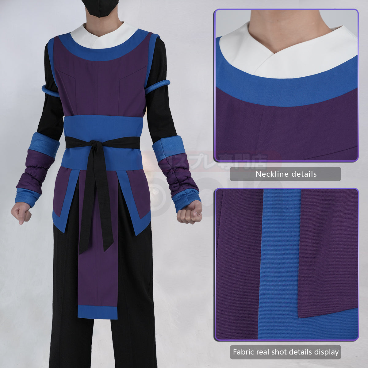 Pre-sale HOLOUN Xiao Hei Anime Fengxi Cosplay Costume Top T-shirt Pants Animation Convention Halloween Christmas