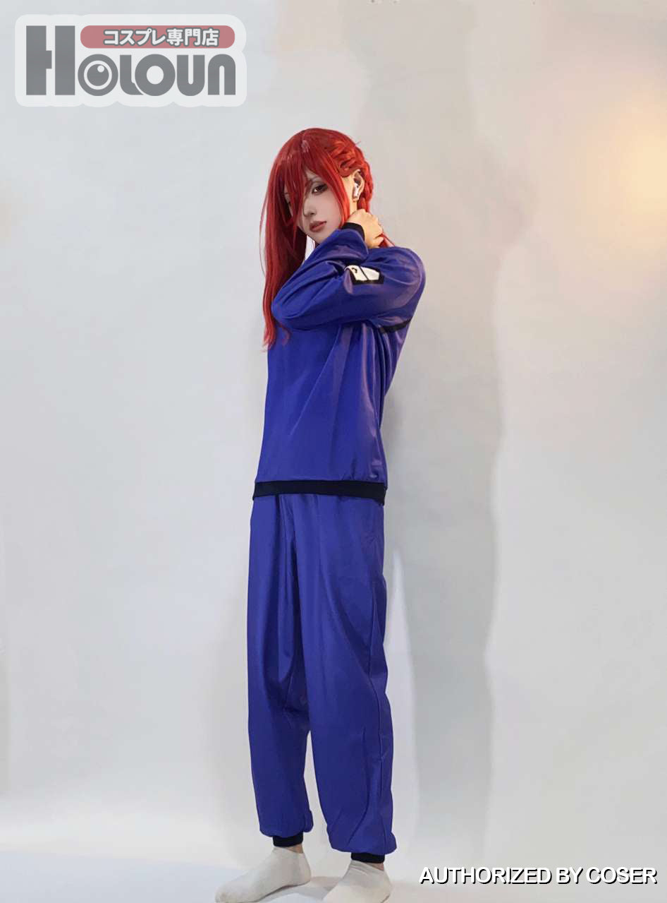 HOLOUN Blue Lock Anime Cosplay Costume Pajamas Nightclothes Reo Nagi Bachira Isagi Chigiri Blue Color Halloween Christmas Gift