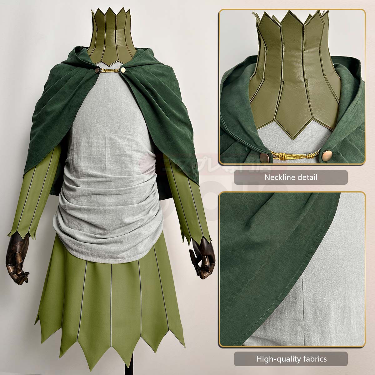 HOLOUN Delicious in Anime Mithrun Cosplay Costume Cloak Dress Tops Outfits Cos Convention Halloween Christmas Gift