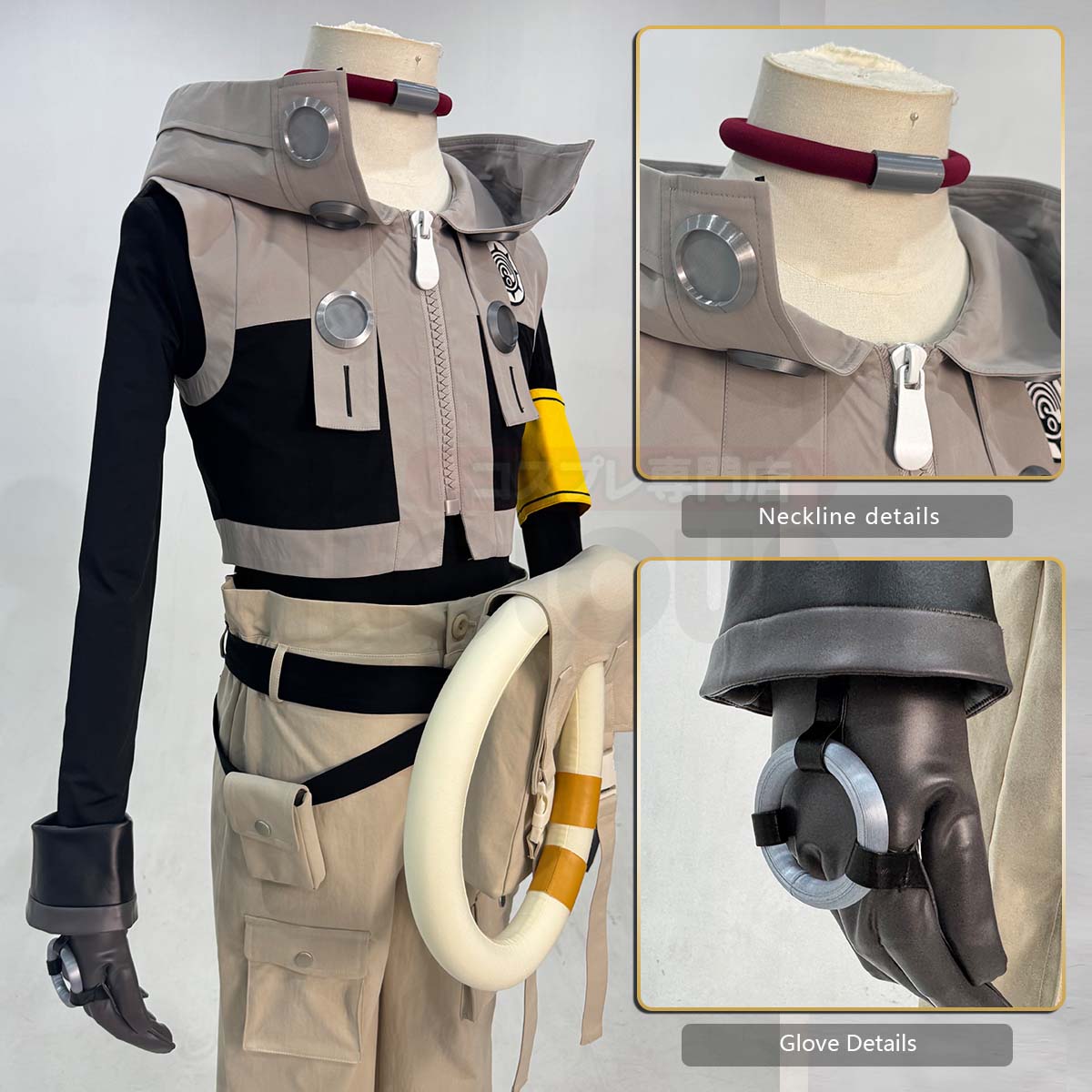 Pre-sale HOLOUN Gachiakuta Anime Rudo Cosplay Costume Convention Halloween Christmas Embroidery Armband T-Shirt Pants Coat Bag Gloves