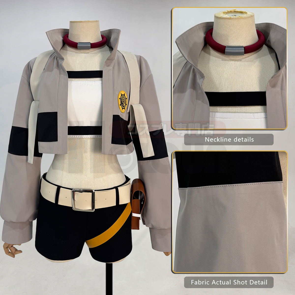 HOLOUN Gachiakuta Anime Riyo Cosplay Costume Convention Halloween Christmas Embroidery Top Vest Short Backpack Waist Bag