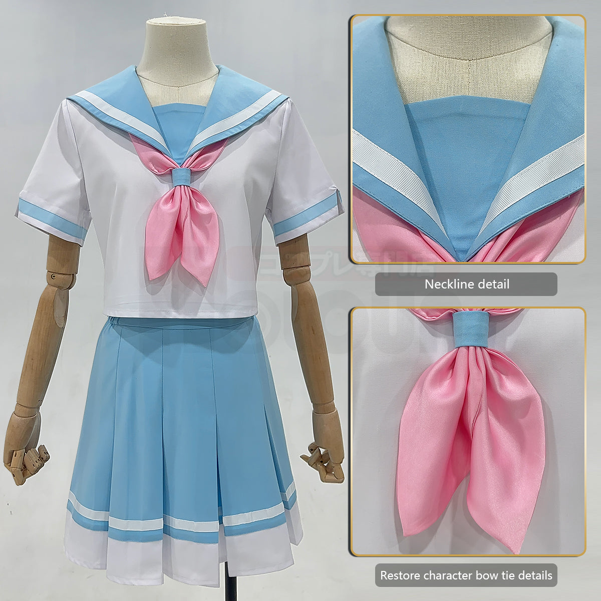 HOLOUN Sound Euphonium Anime Okame Kumiko Kato Hazuki Kawashima Cosplay Costume JK Skirt Summer School Uniform Bow Tie Daily