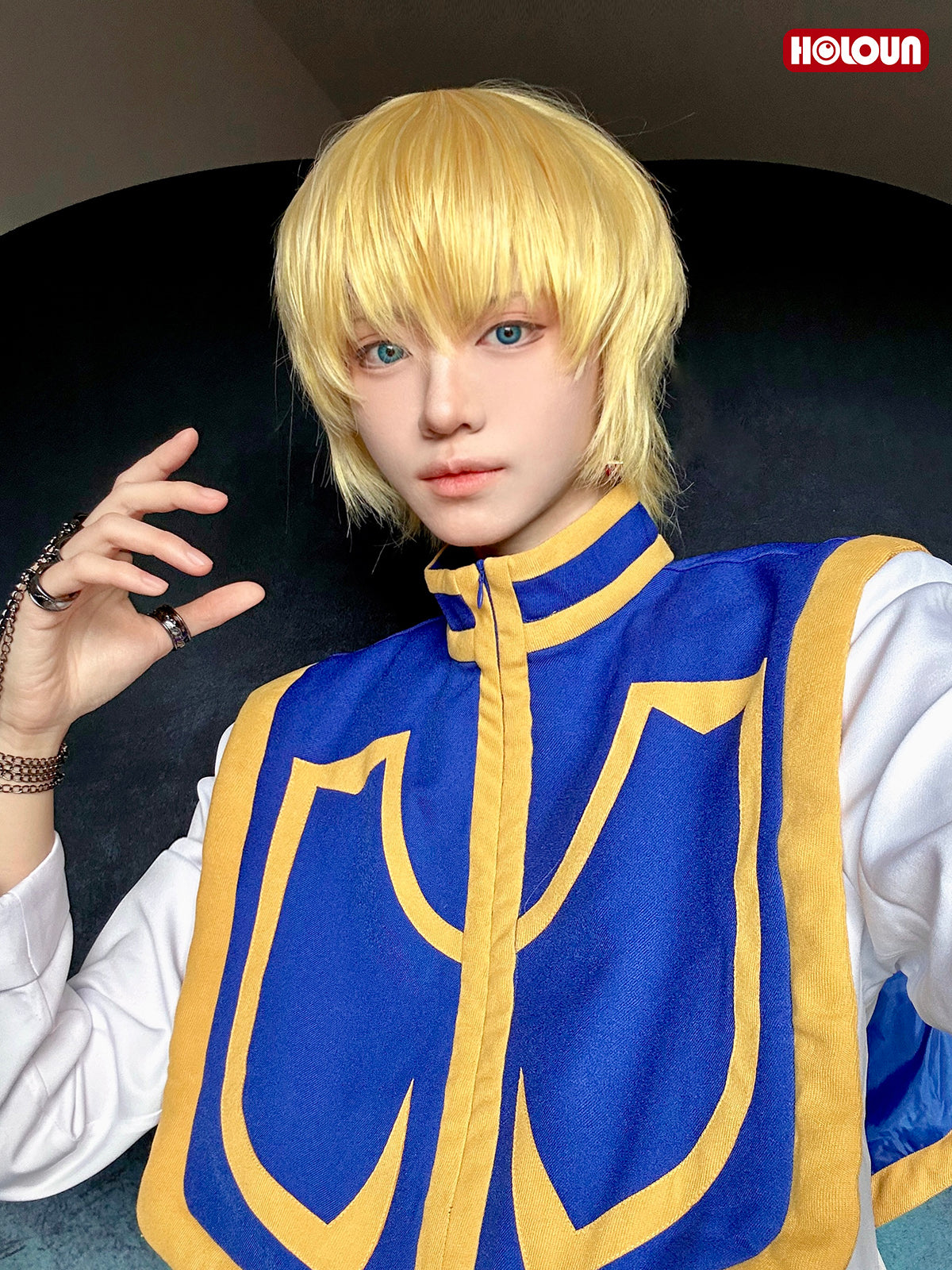 HOLOUN Hunter Anime Kurapika Cosplay Costume Cos Convention Halloween Christmas Gift