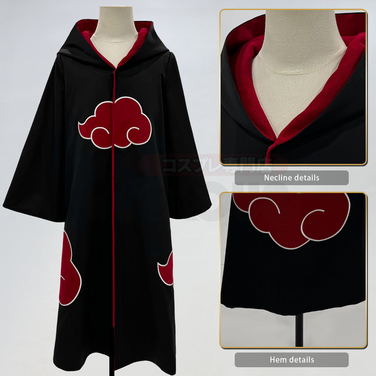 HOLOUN Anime Uchiha Itachi Uchiha Sasuke Cosplay Costume Hawk Team Cloak Pain Konan Sasori Christmas