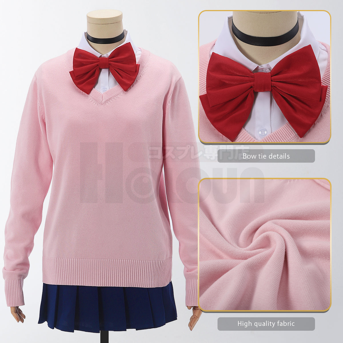 HOLOUN Dan Da Dan Dandadan Anime Momo Ayase Cosplay Costume School Uniform Suit Shirt Skirt Christmas Gift