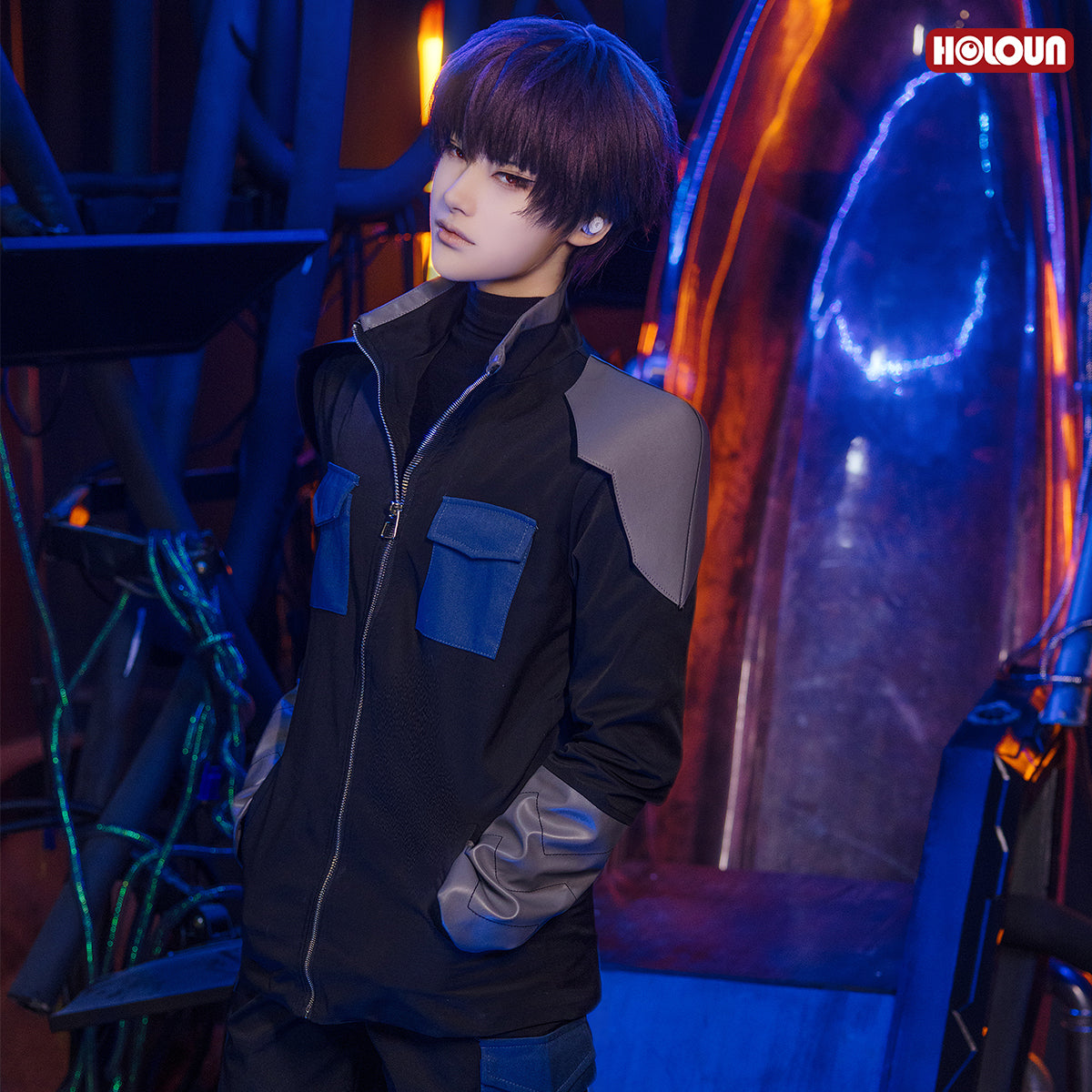 HOLOUN Kaiju No. 8 Anime Kafka Hibino Soshiro Hoshina Cosplay Costume Wig Monster Sweeper Company Uniform Coat T-shirt Pants Cos Convention