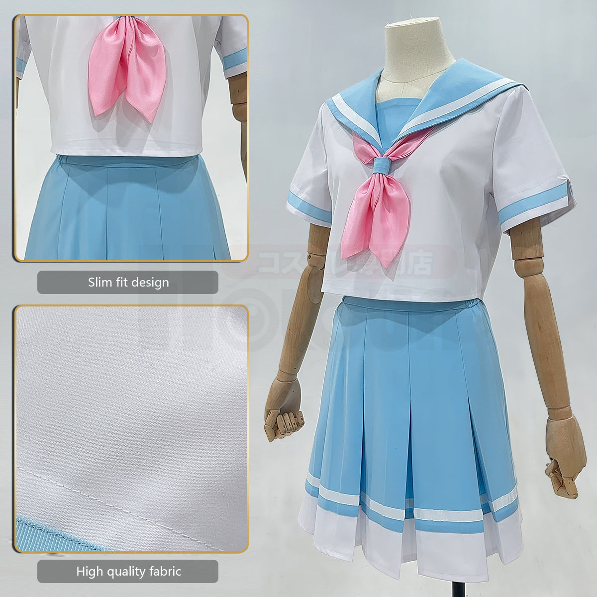 HOLOUN Sound Euphonium Anime Okame Kumiko Kato Hazuki Kawashima Cosplay Costume JK Skirt Summer School Uniform Bow Tie Daily