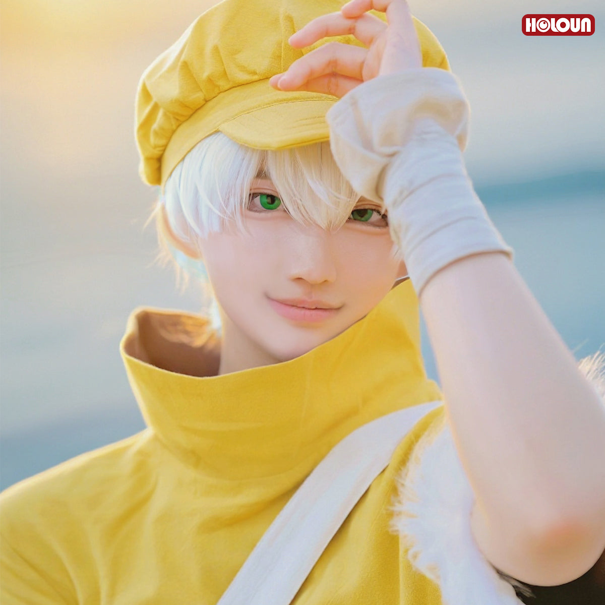 HOLOUN STONE Anime Saionji Ukyo Cosplay Costume Pants Hat Animation Convention 2025 Halloween Christmas Gift