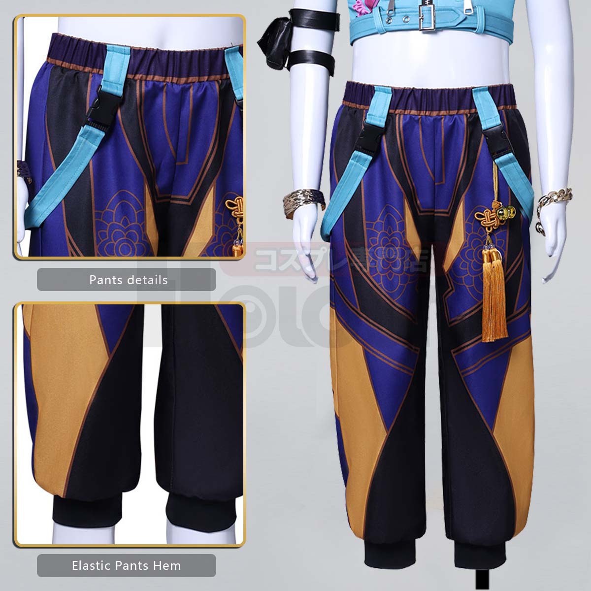 HOLOUN KPop Demon Hunters Anime Rumi Zoey Mira Kid Child Version Cosplay Costume Jacket Shorts Skirt Pants Halloween Christmas