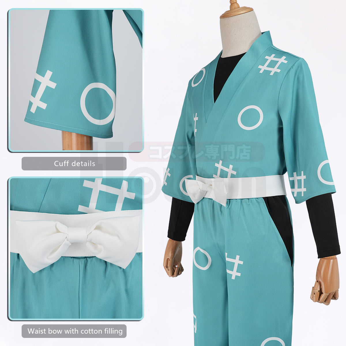 HOLOUN Nintama Rantaro Anime Ninja costume Adult Version 5 Colors Black Purple Green Blue Light Green Cos Convention Halloween