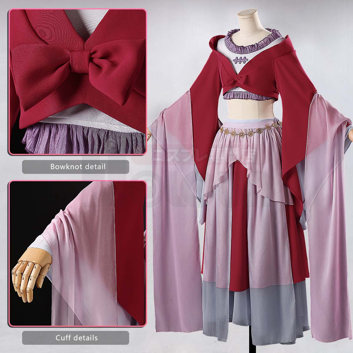 Pre-sale HOLOUN The Apothecary Anime Maomao Cosplay Costume Moon Colorful Dress Animation Convention Halloween Christmas
