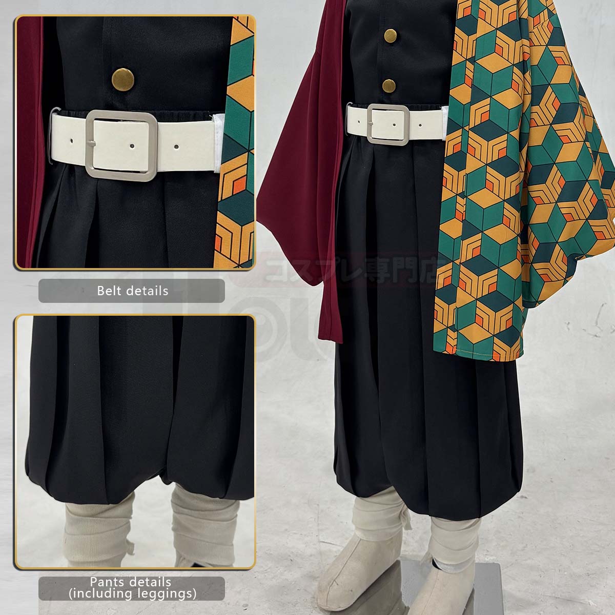 Pre-sale HOLOUN Anime Tomioka Giyuu Kochou Shinobu Agatsuma Zenitsu Kamado Tanjirou Cosplay Costume  Kid Child Haori Top Pants Halloween Christmas