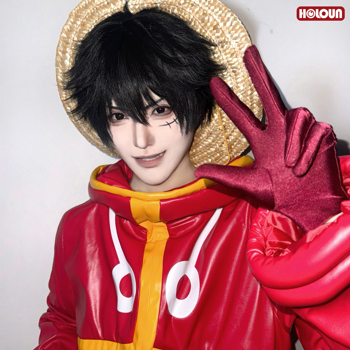 HOLOUN ONE Anime Egghead Island Monkey D. Luffy Cosplay Costume Robe Leg Cover Adult Version Cos Convention Halloween Christmas