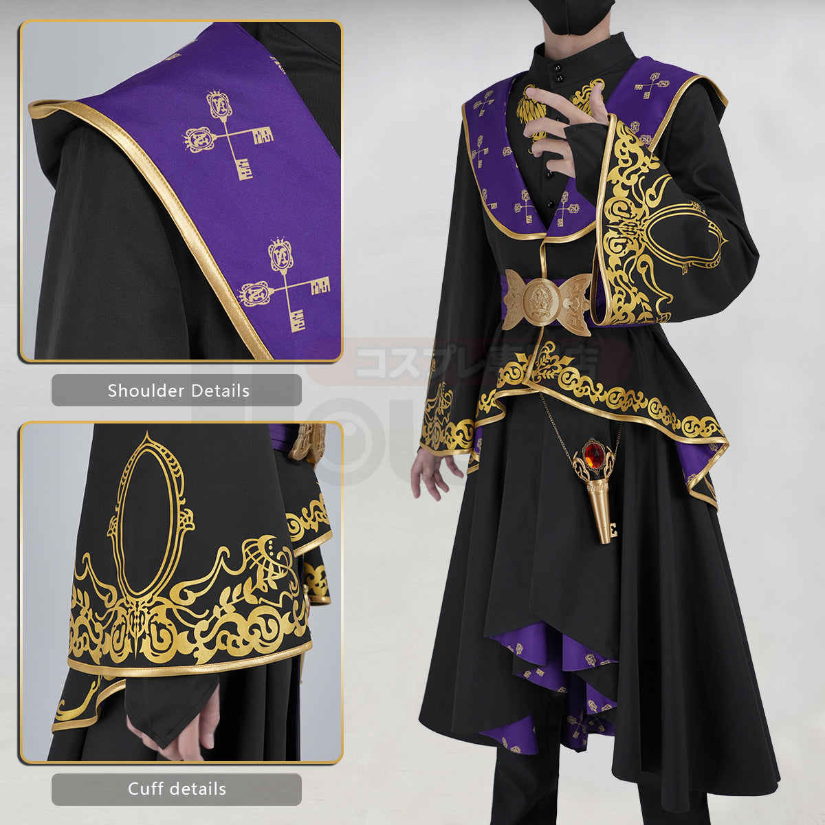 HOLOUN Twisted Game Cosplay Costume Ceremonial Robes Heartslabyul Savanaclaw Octavinelle Scarabia Pomefiore ‌Ignihyde Diasomnia