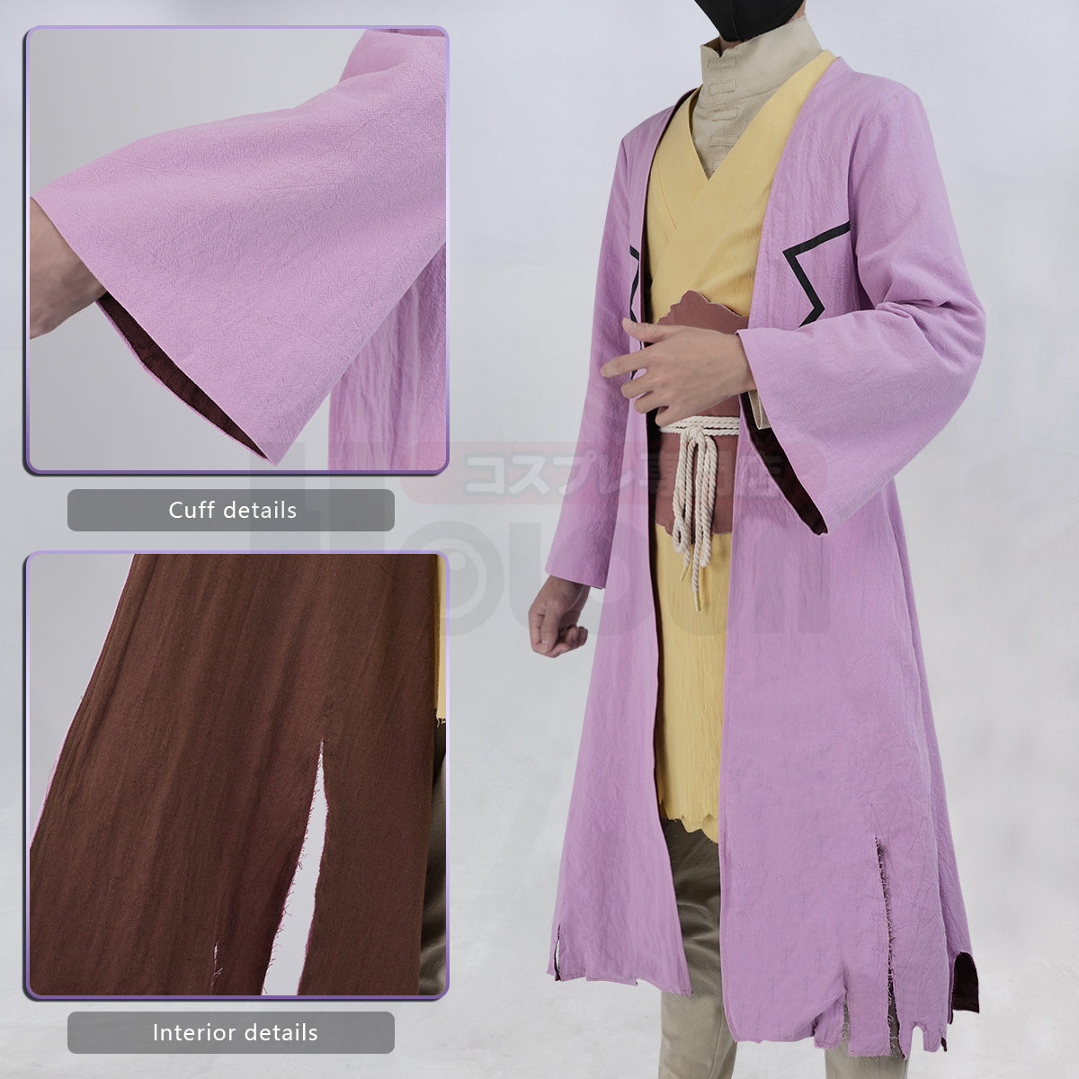 HOLOUN Dr.STONE Anime Asagiri Gen Cosplay Costume Pants Top Animation Convention 2025 Halloween Christmas Gift