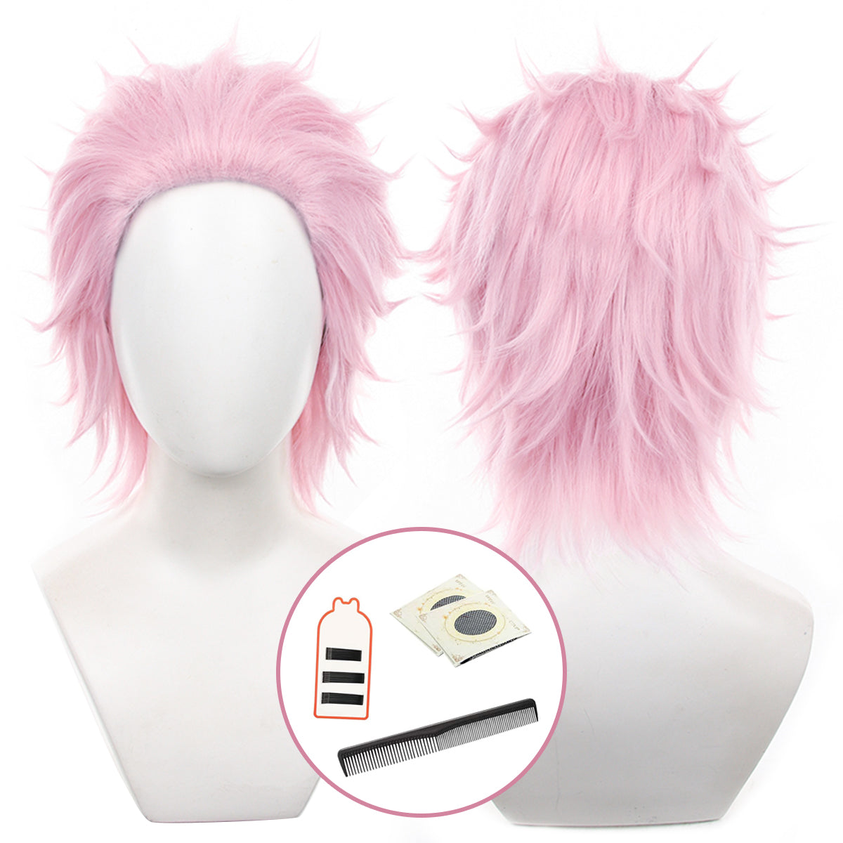 HOLOUN Wind Breaker Anime Mitsuki Kiryu Cosplay Wig Rose Net Synthetic Fiber Adjustable Size Halloween Gift