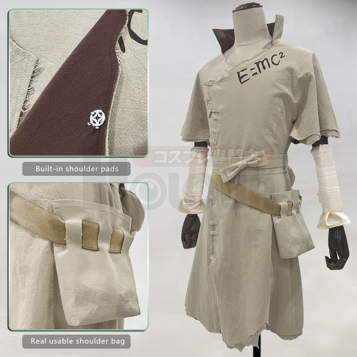 HOLOUN Dr.STONE Anime Ishigami Senkuu Cosplay Costume Animation Convention 2025 Halloween Christmas Gift