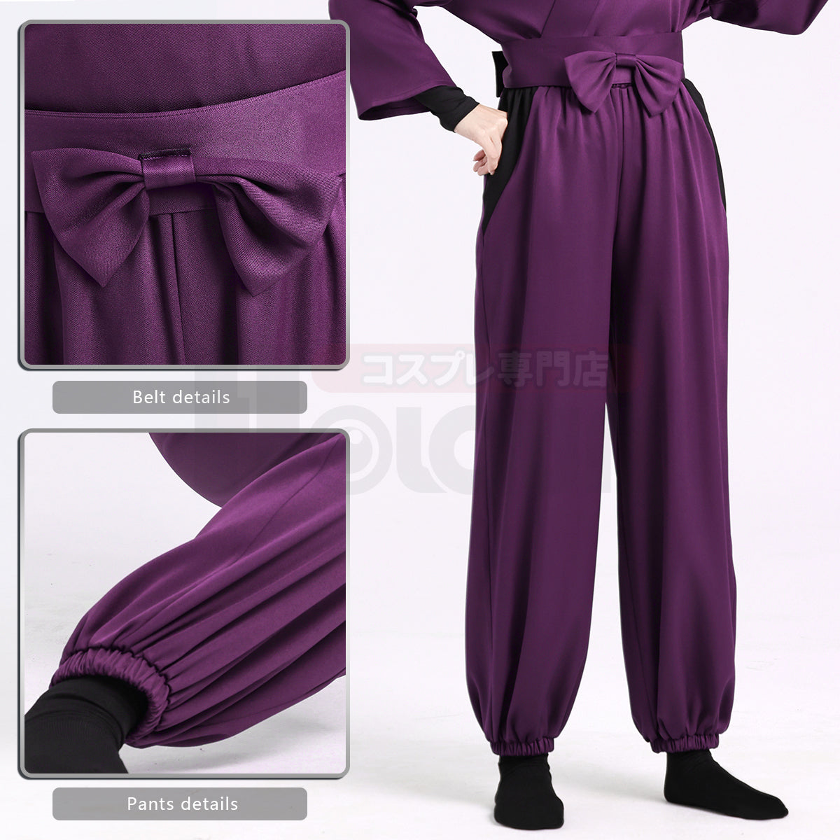 HOLOUN Nintama Rantaro Anime Ninja costume Adult Version 5 Colors Black Purple Green Blue Light Green Cos Convention Halloween
