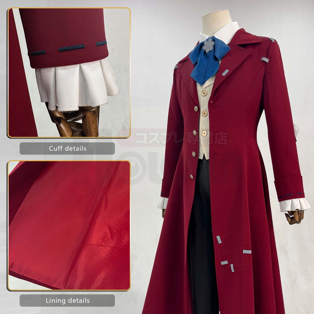 Pre-sale HOLOUN Identity V Game Composer Frederick Kreiburg Cosplay Costume Vest Shirt Tie Coat Pants Convention Halloween Christmas
