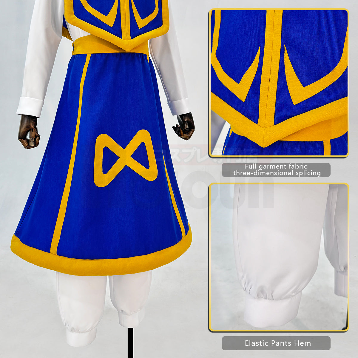 HOLOUN Hunter Anime Kurapika Cosplay Costume Cos Convention Halloween Christmas Gift