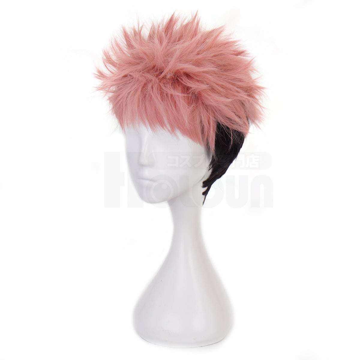 Pre-sale HOLOUN Jujutsu JJK Anime Itadori Yuji Cosplay Costume Wig Latest Hoodie Pants Halloween Christmas Convention Rose Net Synthetic