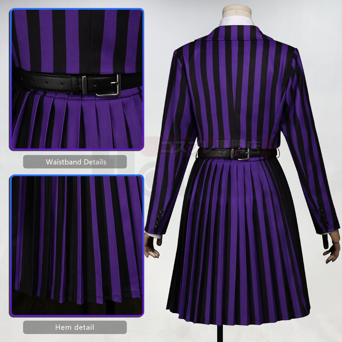 Pre-sale HOLOUN Enid Sinclair Cosplay Costume  School Uniform Embroidery Coat Shirt Dress Convention Halloween Christmas Gift