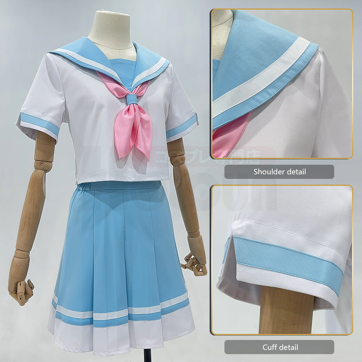 HOLOUN Sound Euphonium Anime Okame Kumiko Kato Hazuki Kawashima Cosplay Costume JK Skirt Summer School Uniform Bow Tie Daily