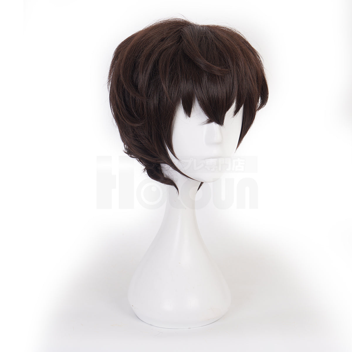 HOLOUN Bungo Anime Dazai Osamu Cosplay Costume Wig Oversized Lining Coat Elastic Pants Vest Shirt Pendant Daily Wearing Cos