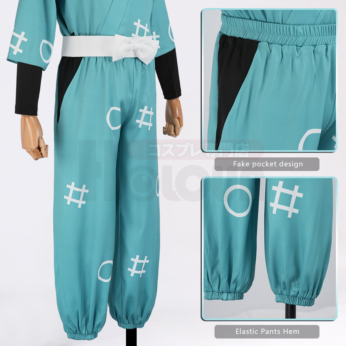 HOLOUN Nintama Rantaro Anime Ninja costume Adult Version 5 Colors Black Purple Green Blue Light Green Cos Convention Halloween