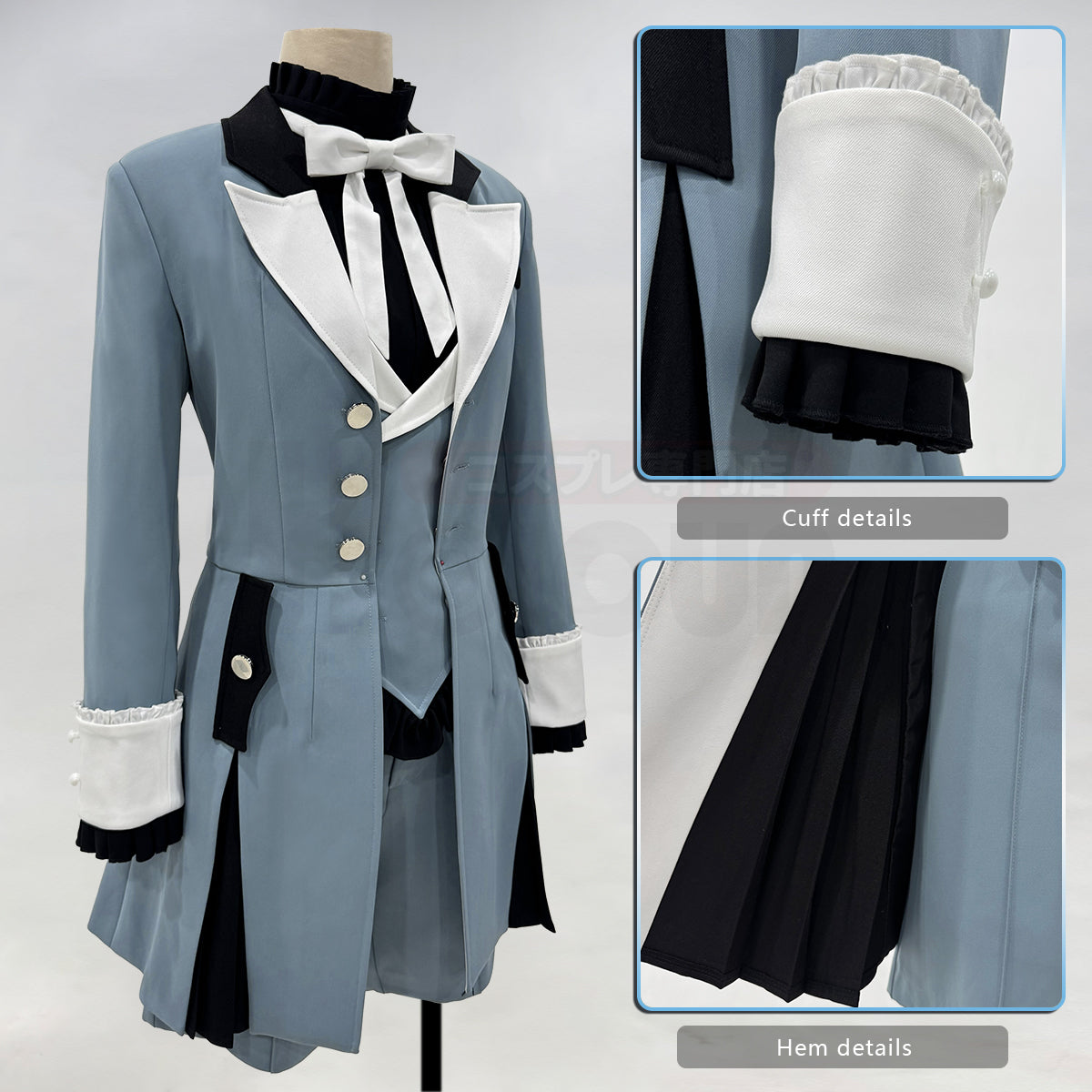 Pre-sale HOLOUN Anime Ciel Phantomhive Brother Cosplay Costume Coat Shorts Shirt Vest Animation Convention Halloween Christmas