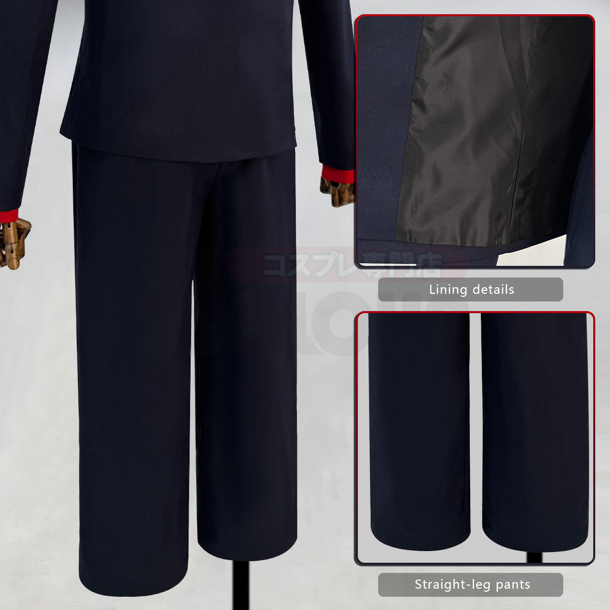 HOLOUN Anime Itadori Yuji  Yuta Okkotsu Cosplay Costume Wig Jacket Pants Upgraded version Halloween Christmas Convention Gift