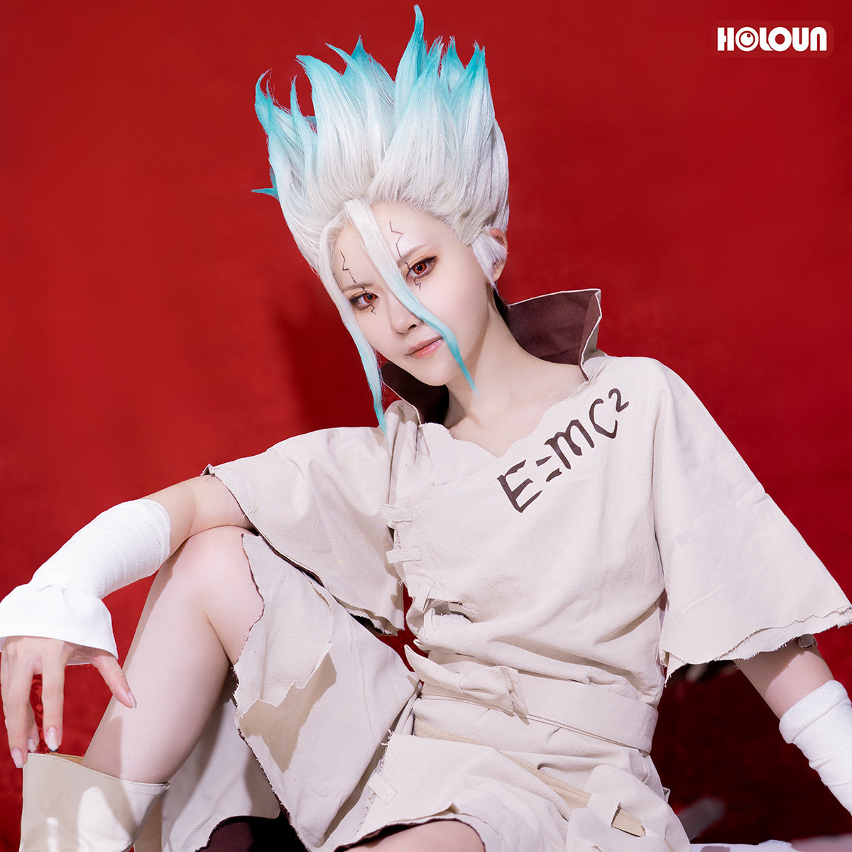 HOLOUN STONE Anime Ishigami Senkuu Cosplay Costume Animation Convention 2025 Halloween Christmas Gift