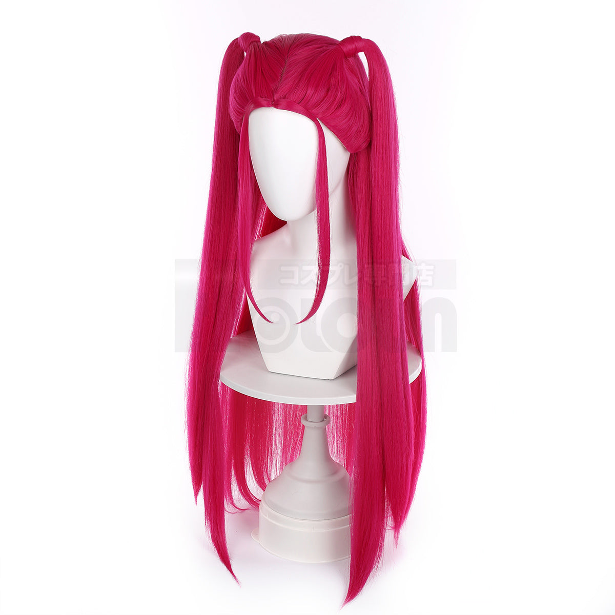 HOLOUN KPop Demon Hunters Anime Rumi Zoey Mira Cosplay Wig Rose Net Synthetic Fiber Adjustable Size Heat Resistant Halloween Convention
