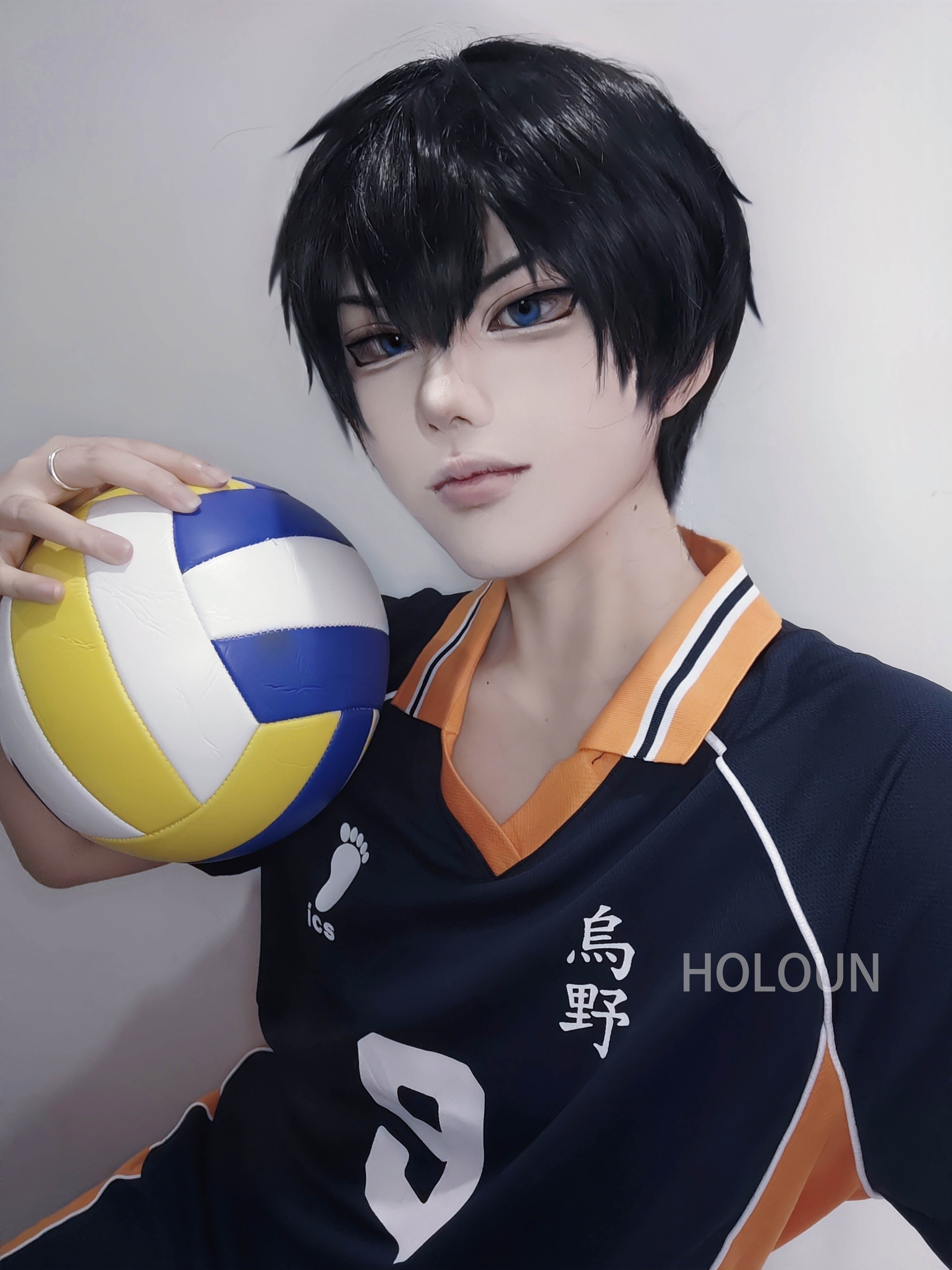 HOLOUN Anime Haikyuu Kageyama Tobio NO.9 Cosplay Costume KARASUNO High School Uniform Jerseys Volleyball Club