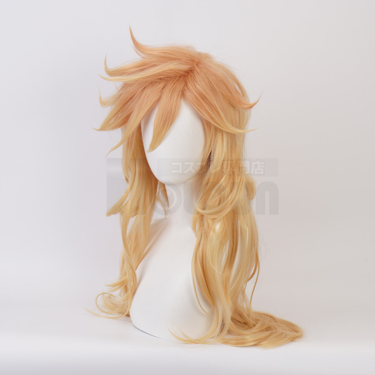 HOLOUN Anime Douma Cosplay Wig Rose Net Synthetic Fiber Adjustable Size Heat Resistant Cap Comb Halloween Cos Convention