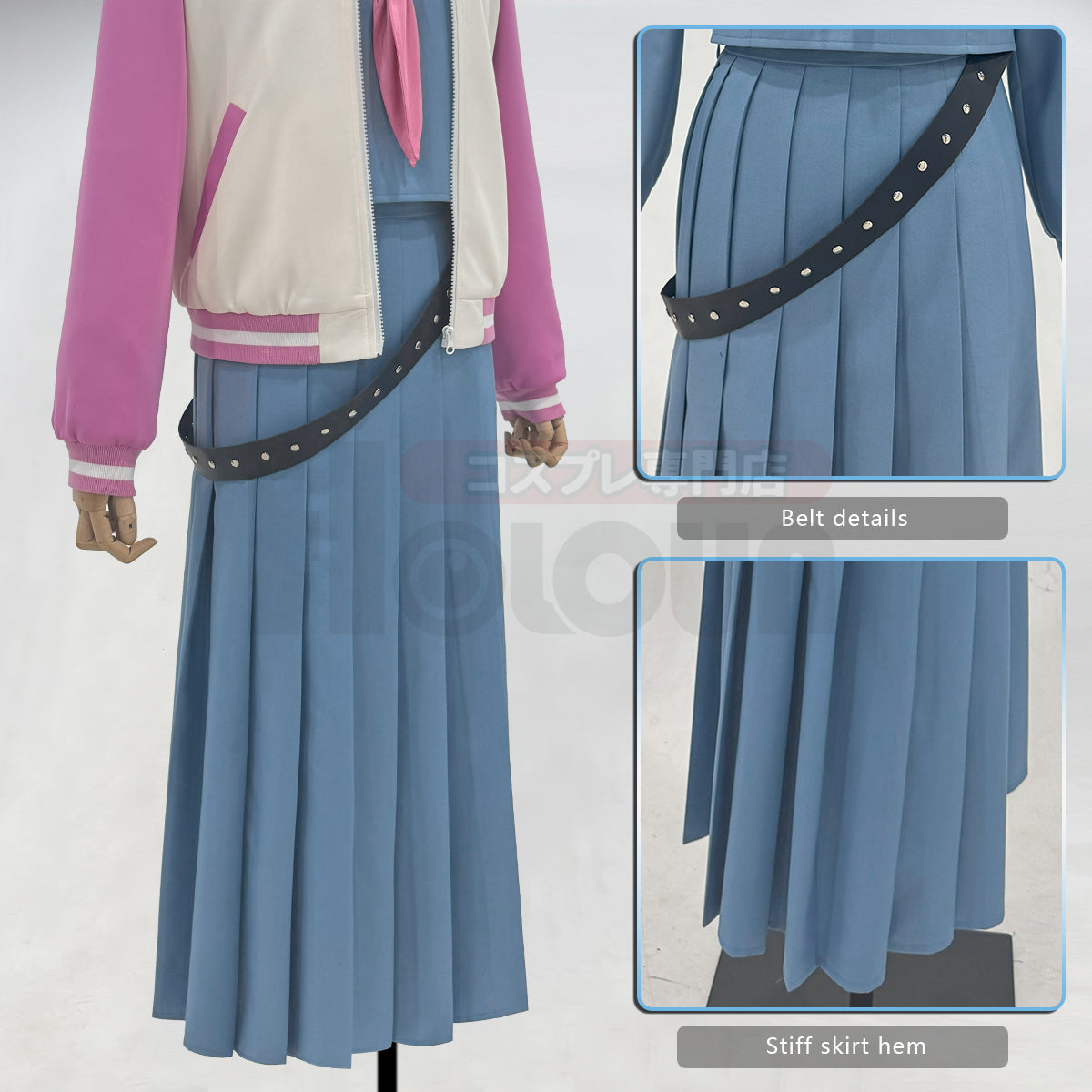 Pre-sale HOLOUN Gintama Anime Kagura Cosplay Costume Jacket Sailor Jk Uniform Halloween Christmas Animation Convention Latest Version