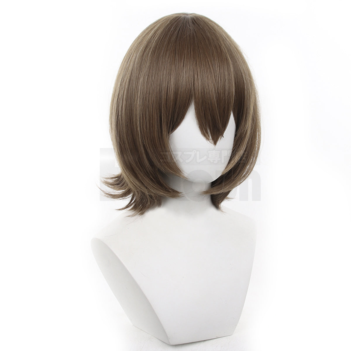 HOLOUN Game P5 Akechi Goro Cosplay Wig Rose Net Synthetic Fiber Adjustable Size Heat Resistant Cap Comb