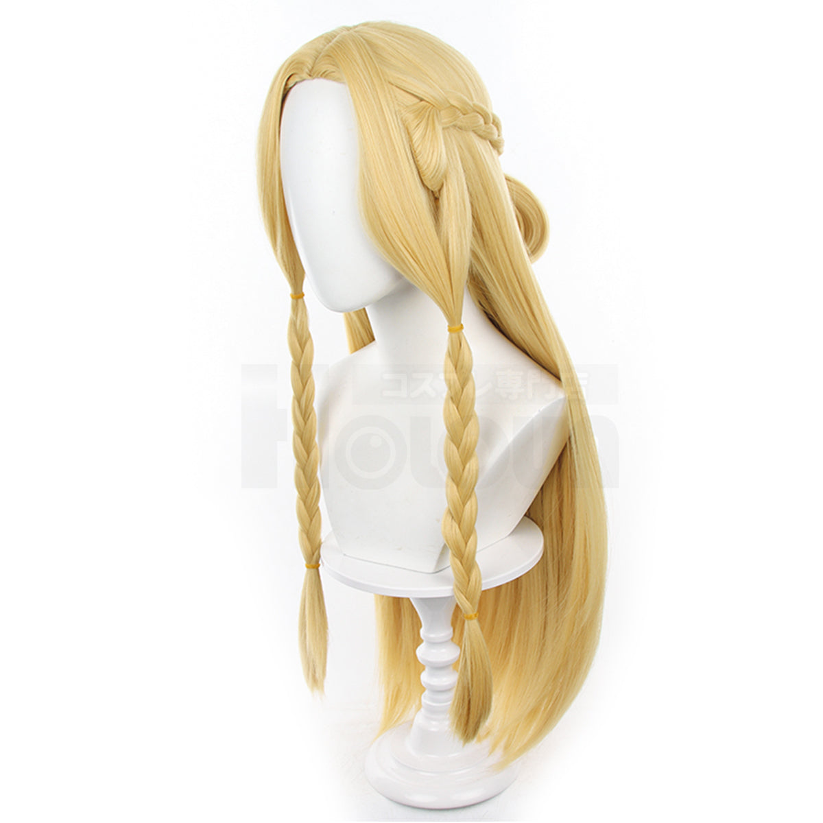 HOLOUN Delicious in Anime Marcille Cosplay Wig Rose Net Synthetic Fiber Adjustable Size Heat Resistant Cap Comb Halloween