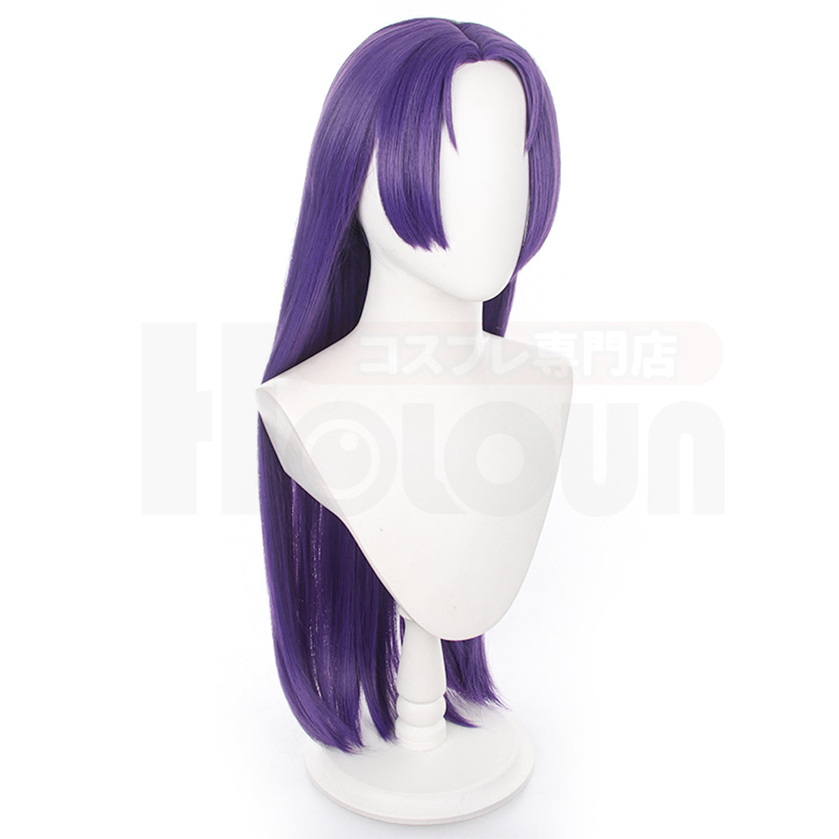 HOLOUN Blue Lock Manga Anime Reo Mikage Cosplay Wig Long Purple Hair Rose Net Synthetic Fiber Halloween Christmas Gift