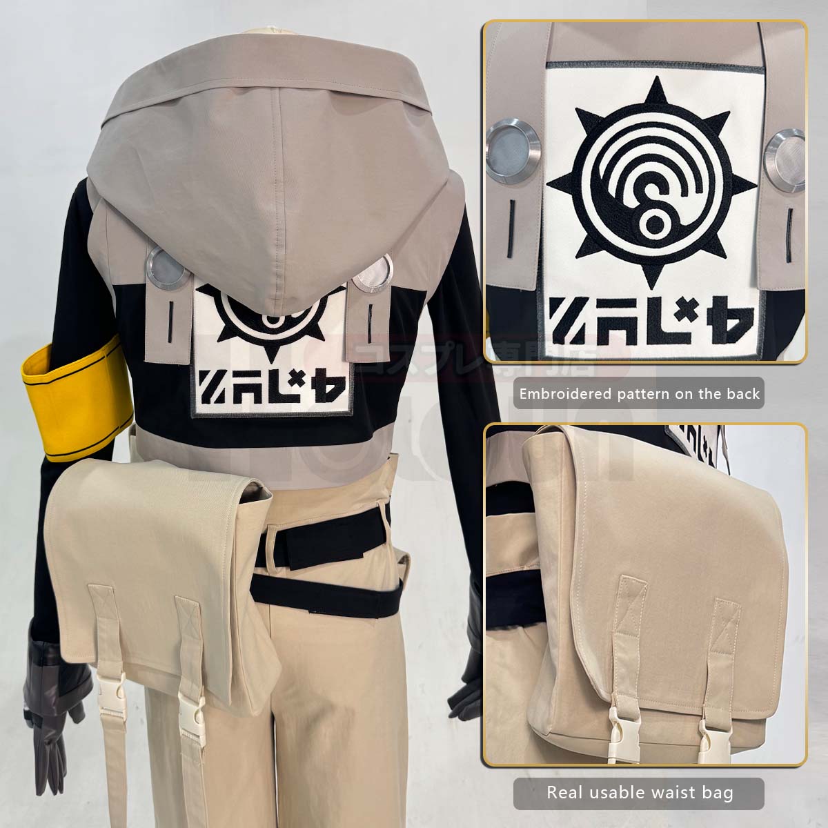 Pre-sale HOLOUN Gachiakuta Anime Rudo Cosplay Costume Convention Halloween Christmas Embroidery Armband T-Shirt Pants Coat Bag Gloves
